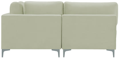 Alina Cream Velvet Modular Sectional (6 Boxes) Sec6C