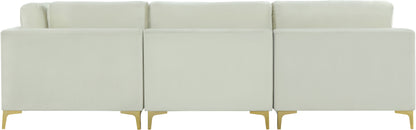 Alina Cream Velvet Modular Sectional (7 Boxes) Sec7A