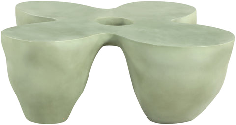 Delaney Green Concrete Indoor/Outdoor Coffee Table, 1 Piece