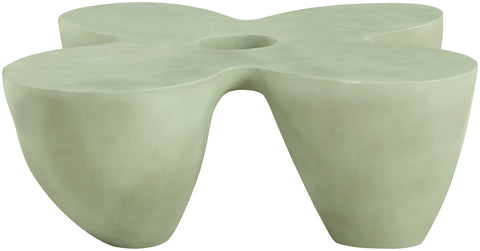 Delaney Green Concrete Indoor/Outdoor Coffee Table, 1 Piece