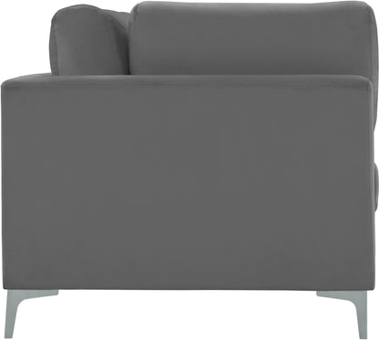 Alina Grey Velvet Modular Sofa S75