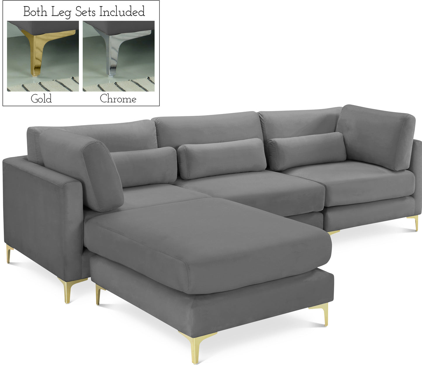 modular sectional (4 boxes)