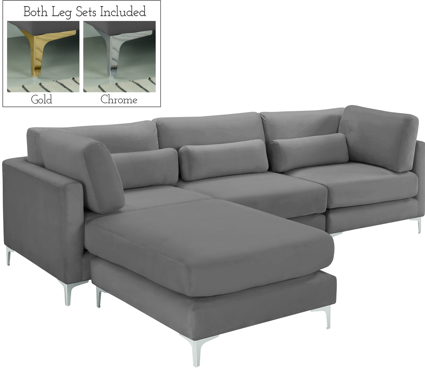 modular sectional (4 boxes)