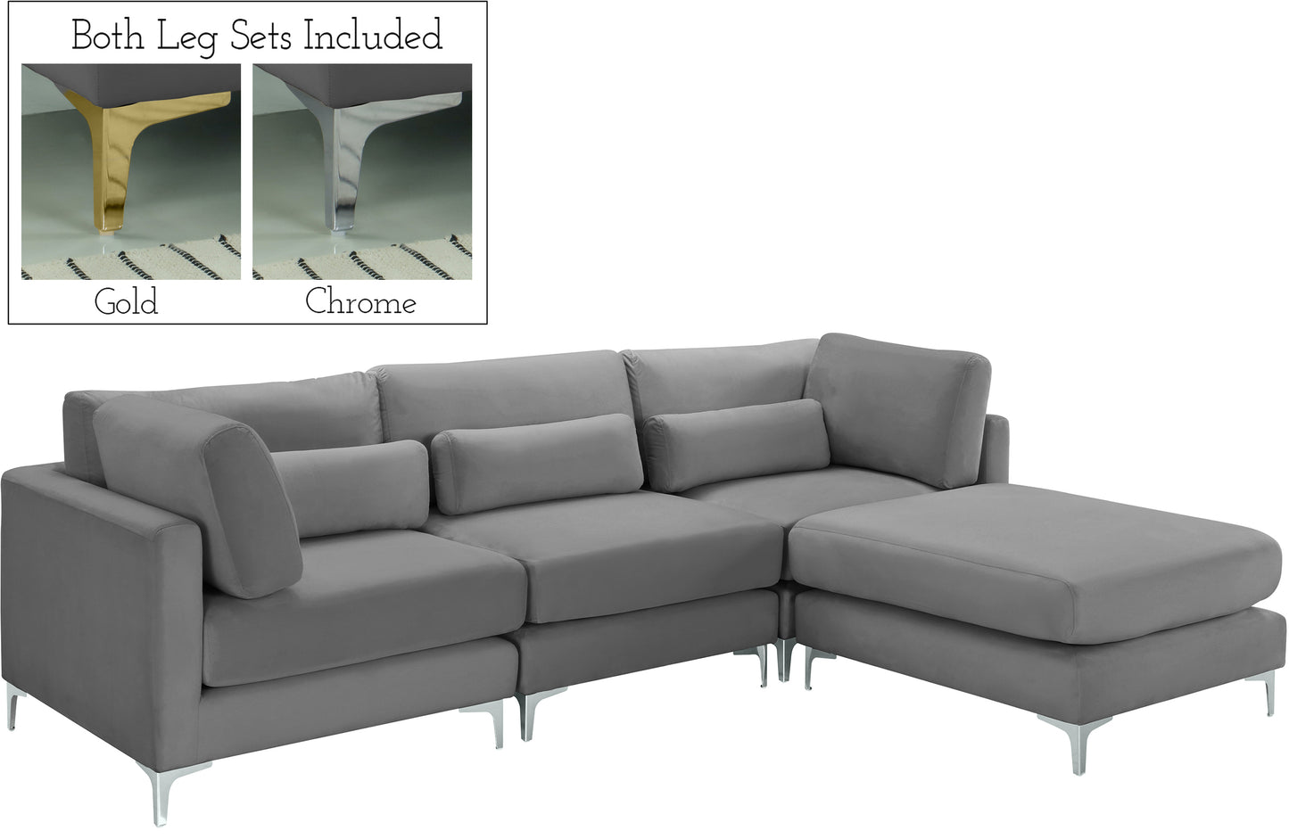 modular sectional (4 boxes)