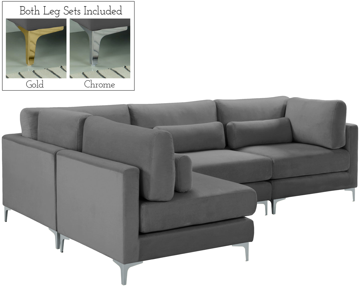 modular sectional (4 boxes)