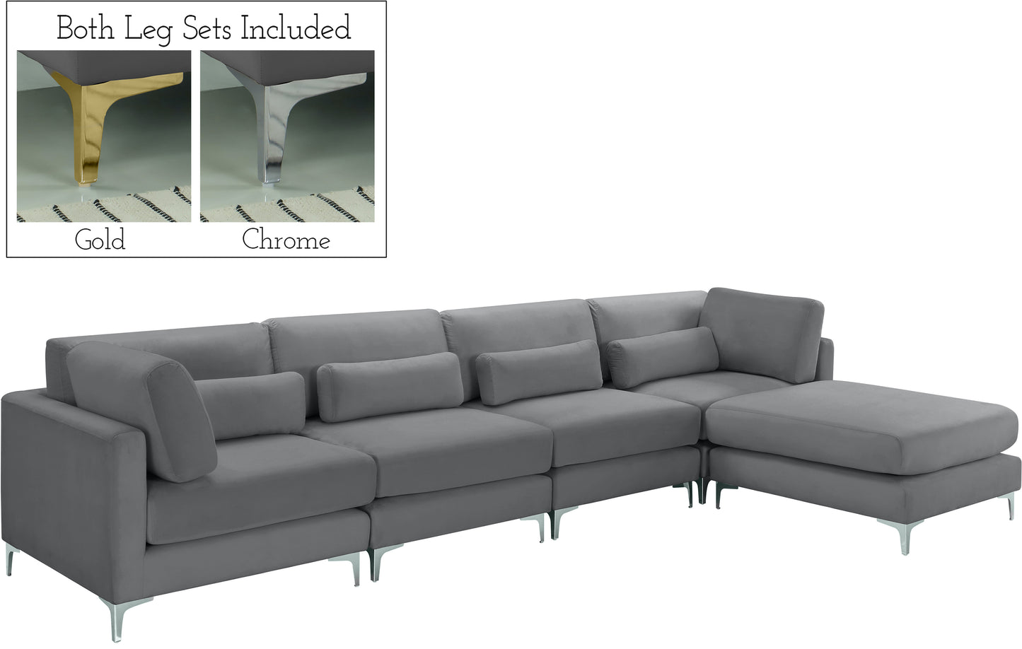 modular sectional (5 boxes)