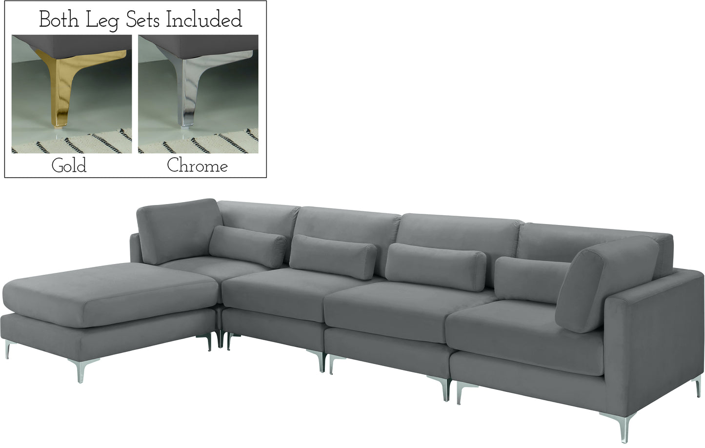 modular sectional (5 boxes)