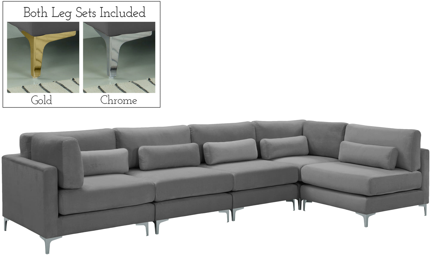 modular sectional (5 boxes)