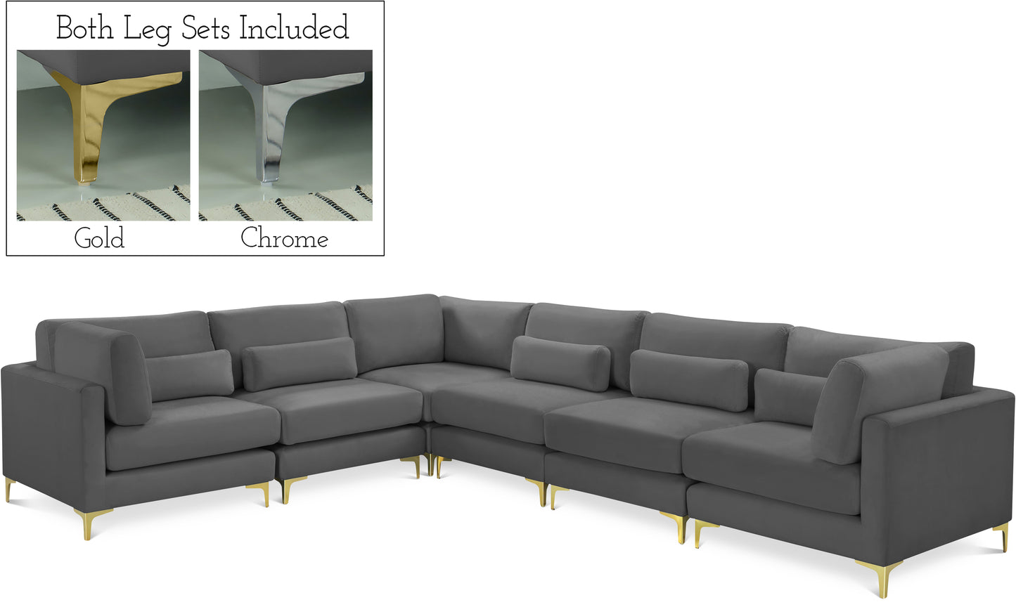 modular sectional (6 boxes)