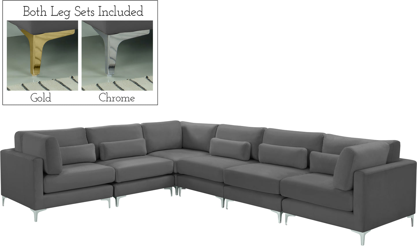 modular sectional (6 boxes)