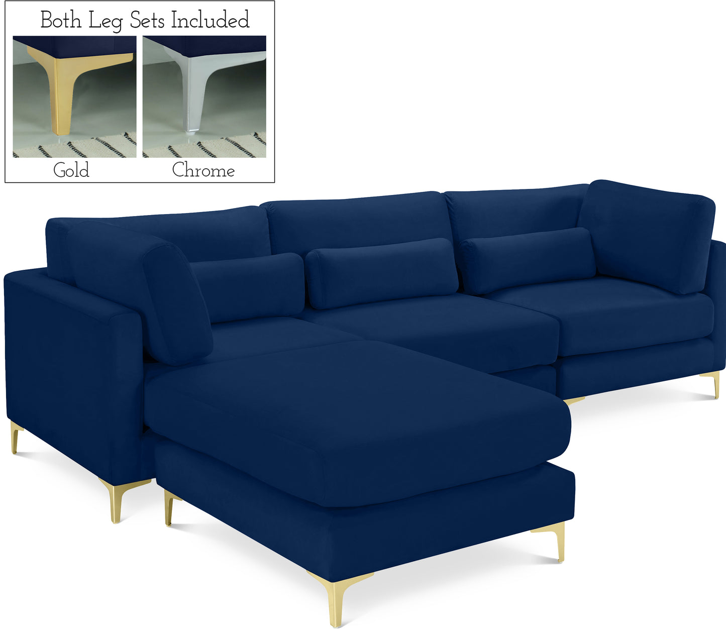 modular sectional (4 boxes)