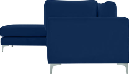 Alina Navy Velvet Modular Sectional (4 Boxes) Sec4A