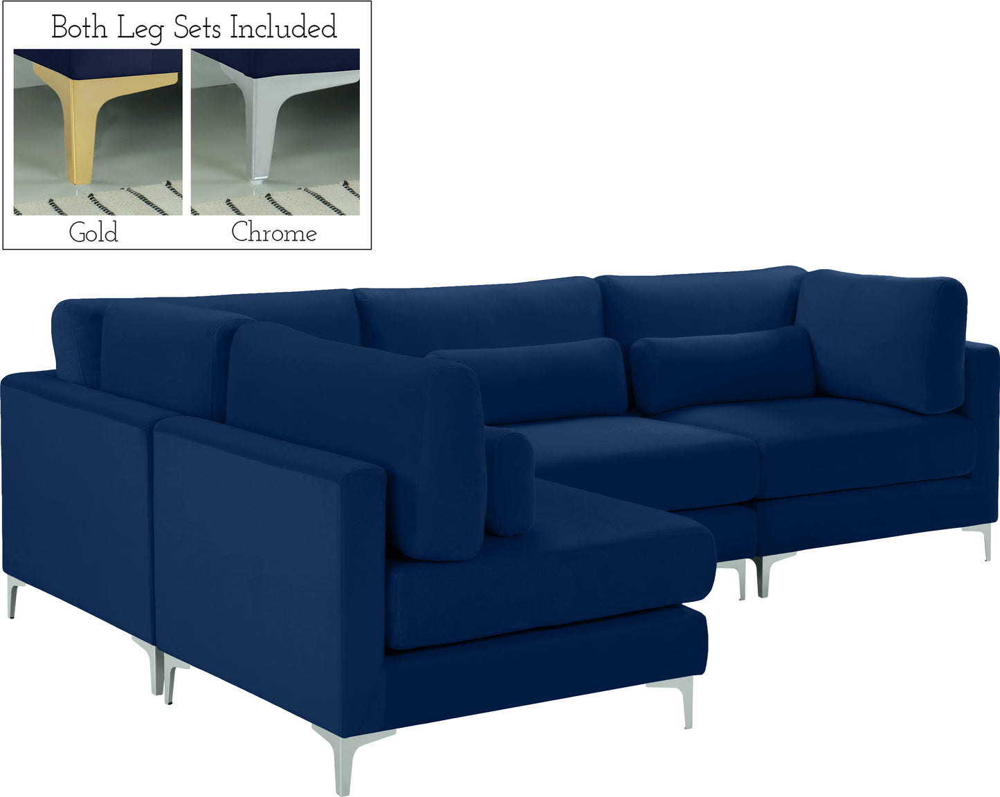 modular sectional (4 boxes)