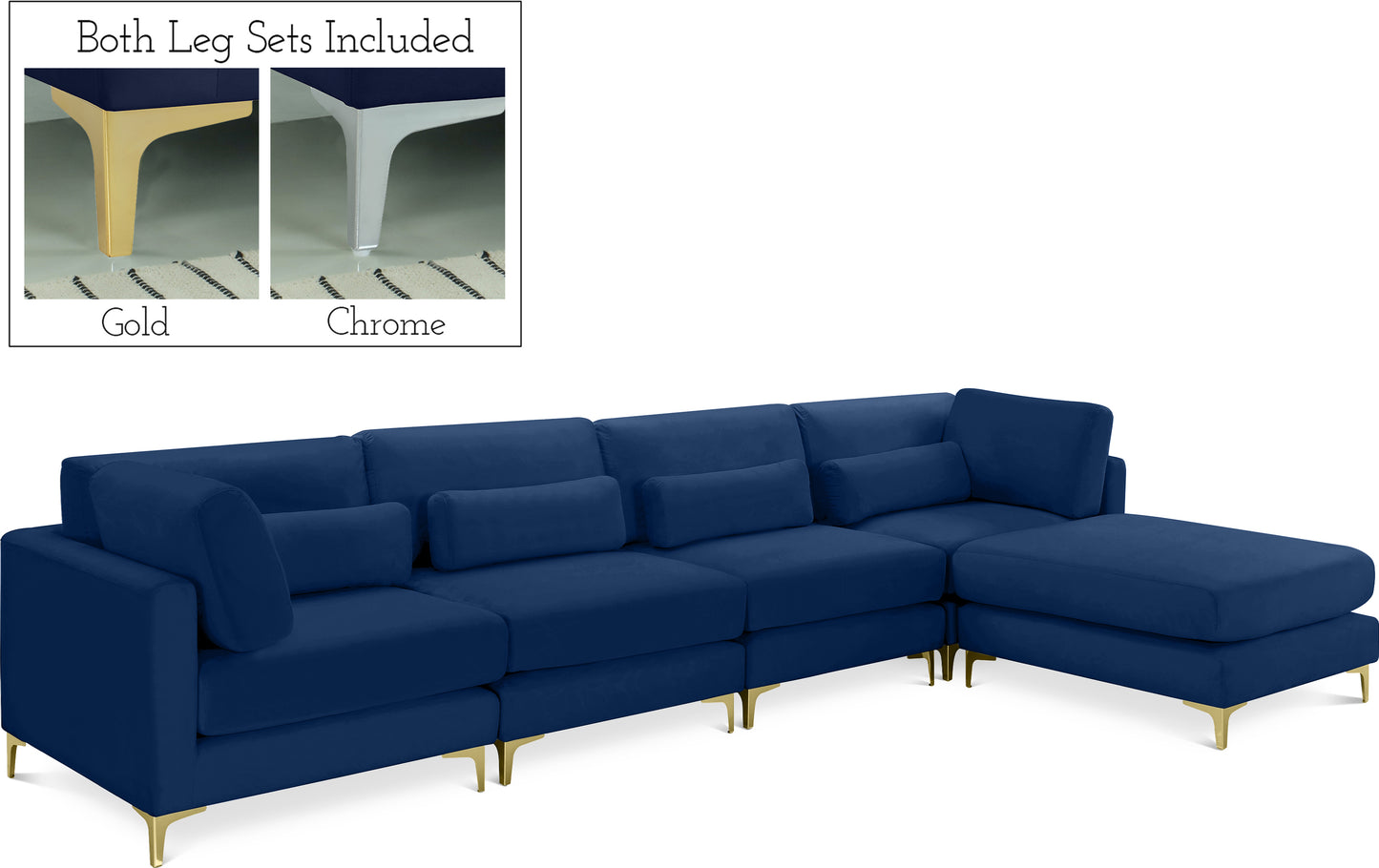 modular sectional (5 boxes)