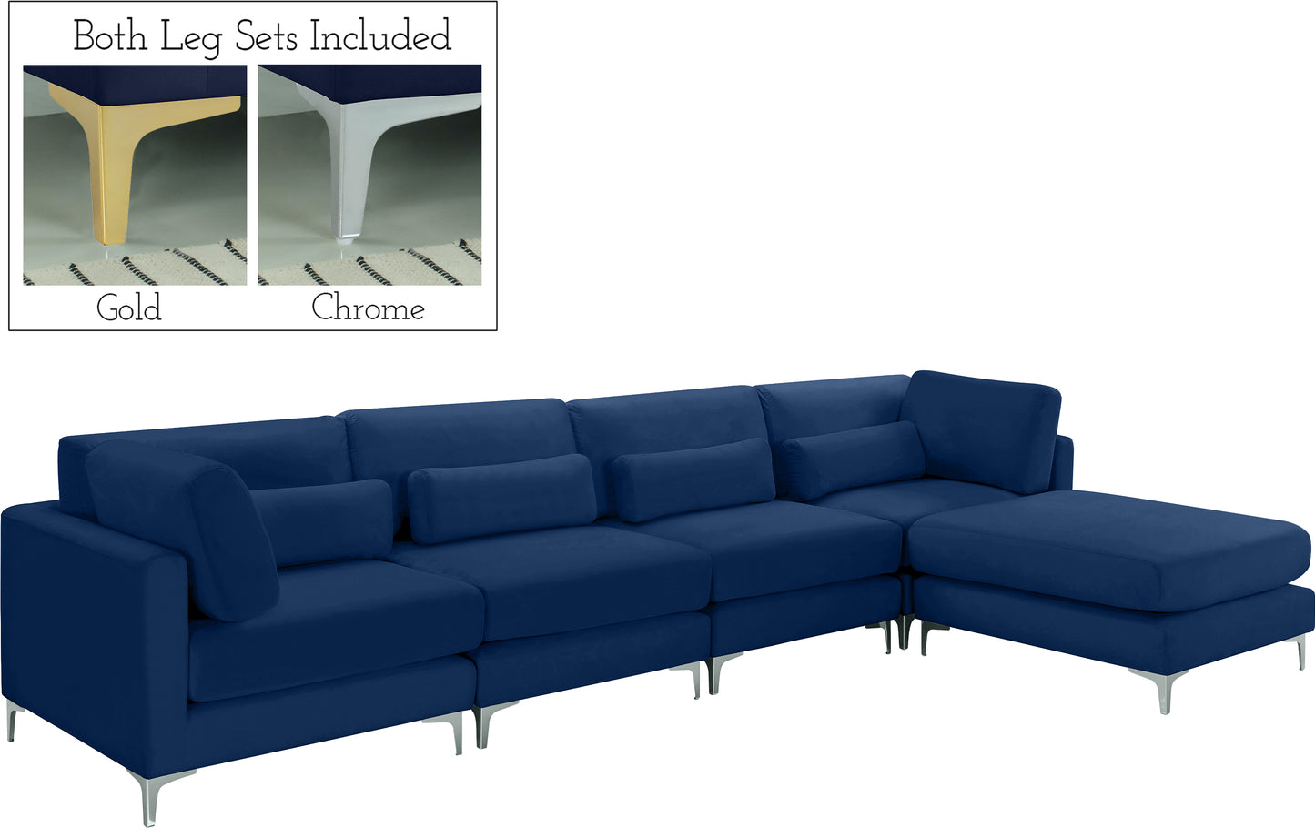 modular sectional (5 boxes)