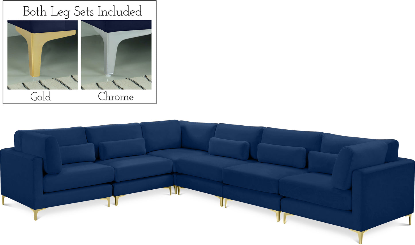 modular sectional (6 boxes)