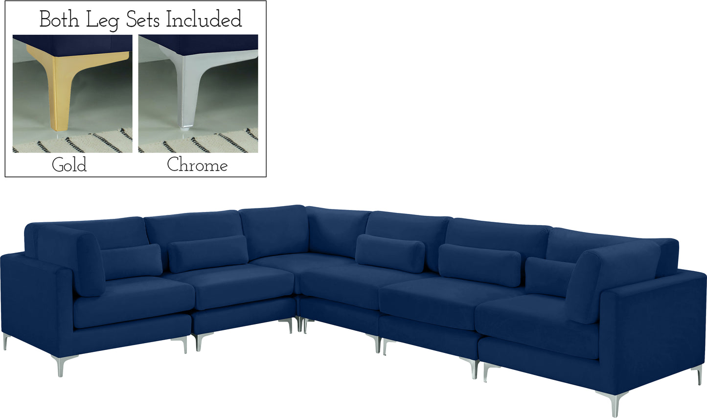 modular sectional (6 boxes)