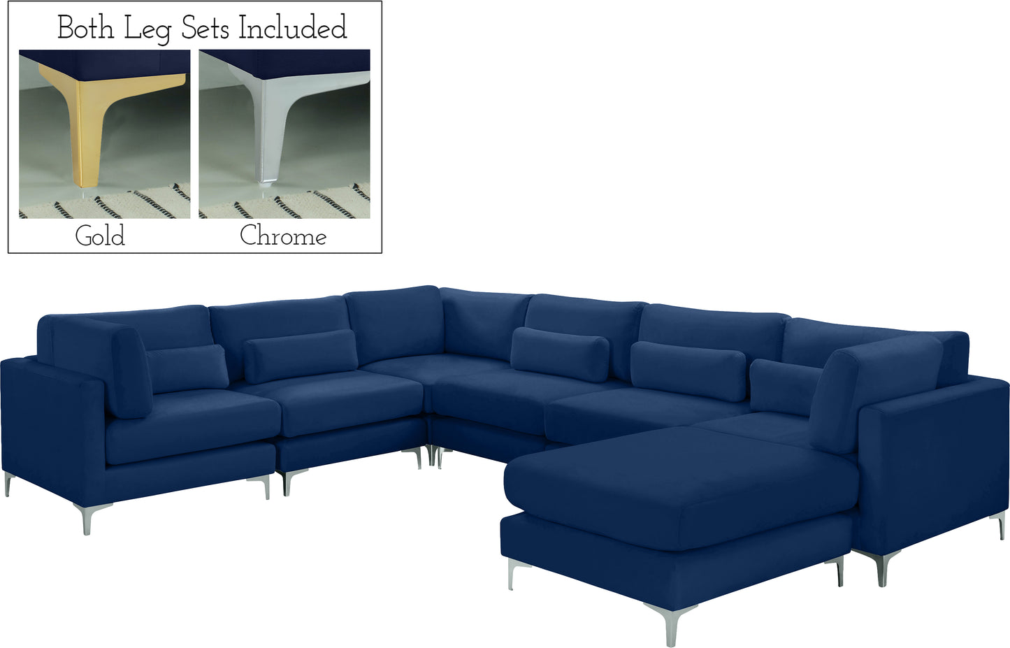 modular sectional (7 boxes)