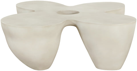 Delaney Taupe Concrete Indoor/Outdoor Coffee Table, 1 Piece