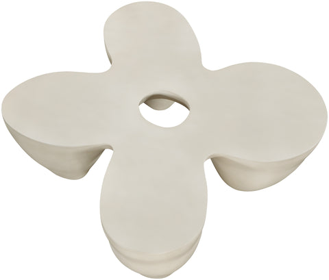 Delaney Taupe Concrete Indoor/Outdoor Coffee Table, 1 Piece