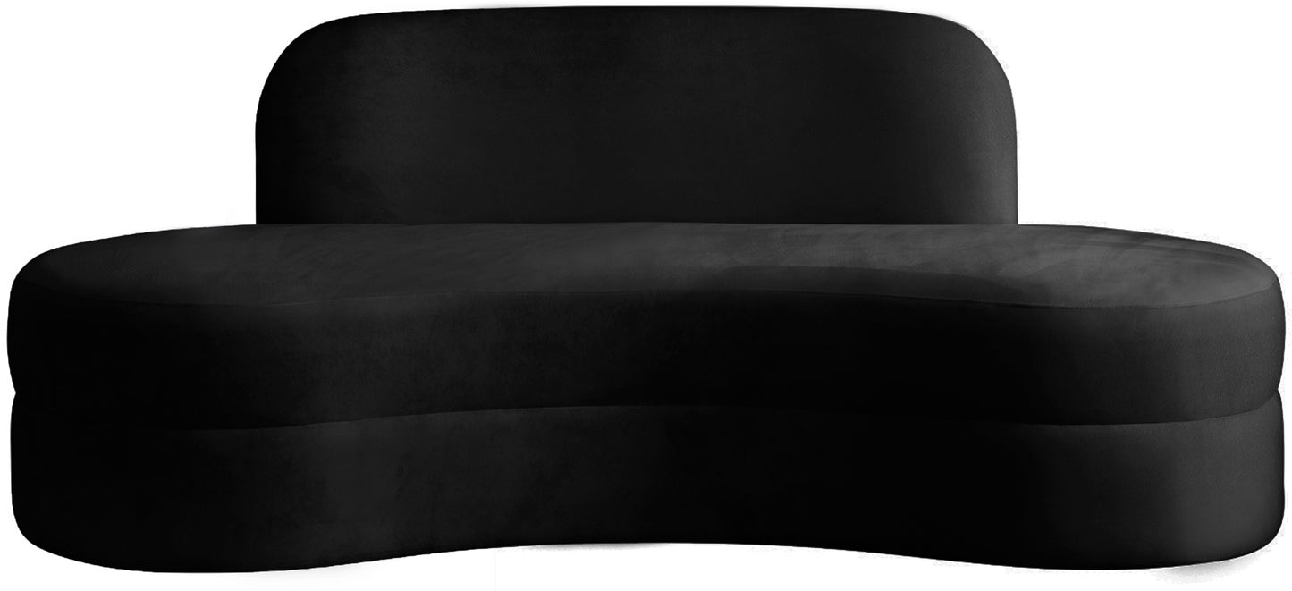 marlon black velvet sofa s