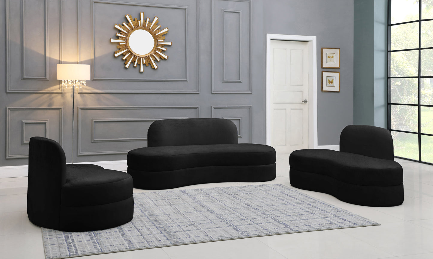 marlon black velvet sofa s