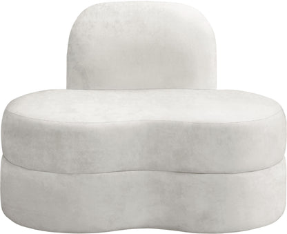 Marlon Cream Velvet Chair C