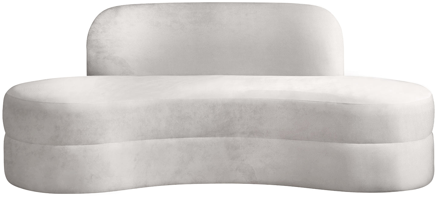 marlon cream velvet sofa s