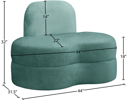 Marlon Mint Velvet Chair C