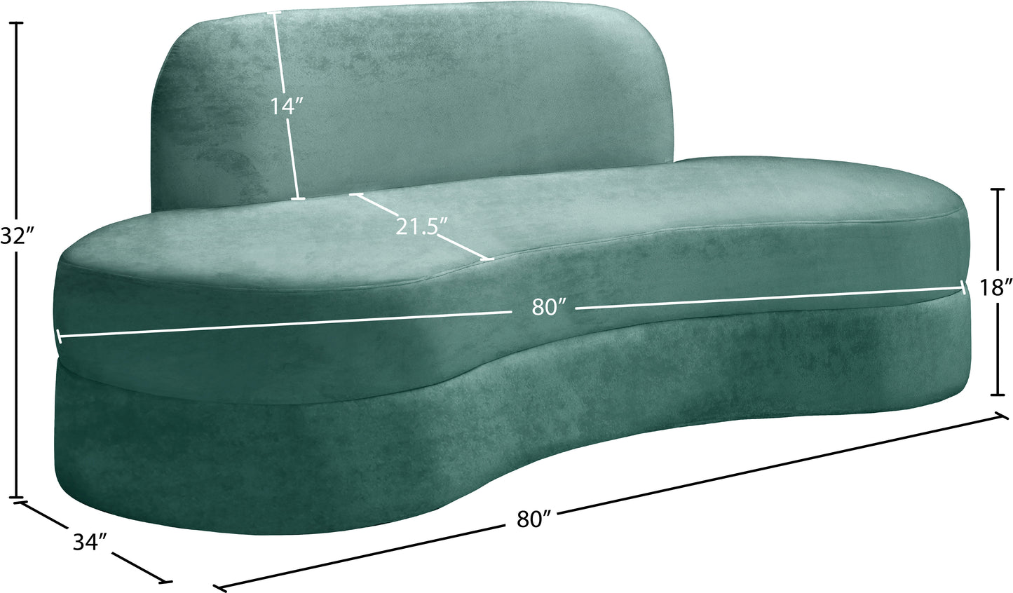 marlon mint velvet sofa s