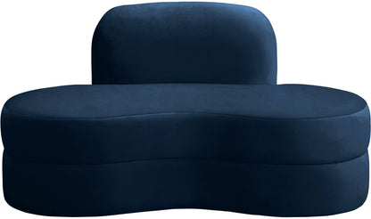 Marlon Navy Velvet Loveseat L