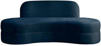 Marlon Navy Velvet Sofa S