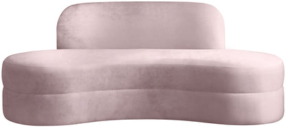 Marlon Pink Velvet Sofa S