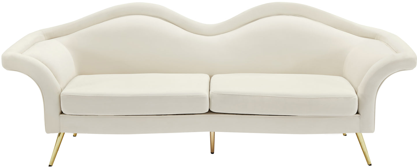 plush cream velvet sofa s