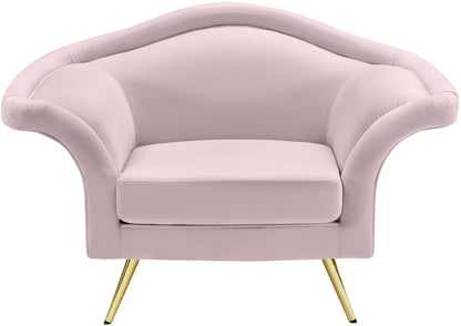 Plush Pink Velvet Chair C