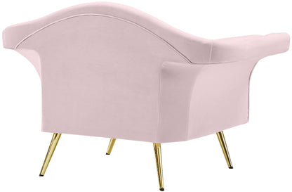 Plush Pink Velvet Chair C