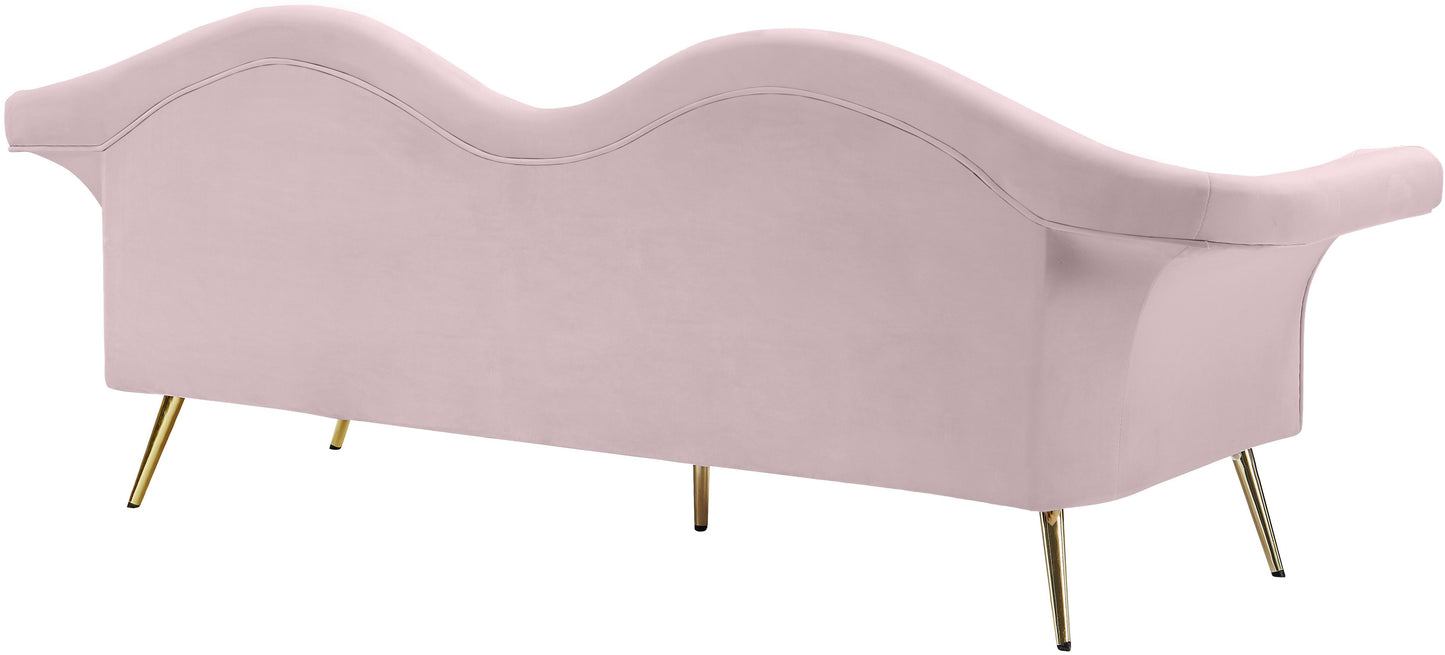 plush pink velvet sofa s