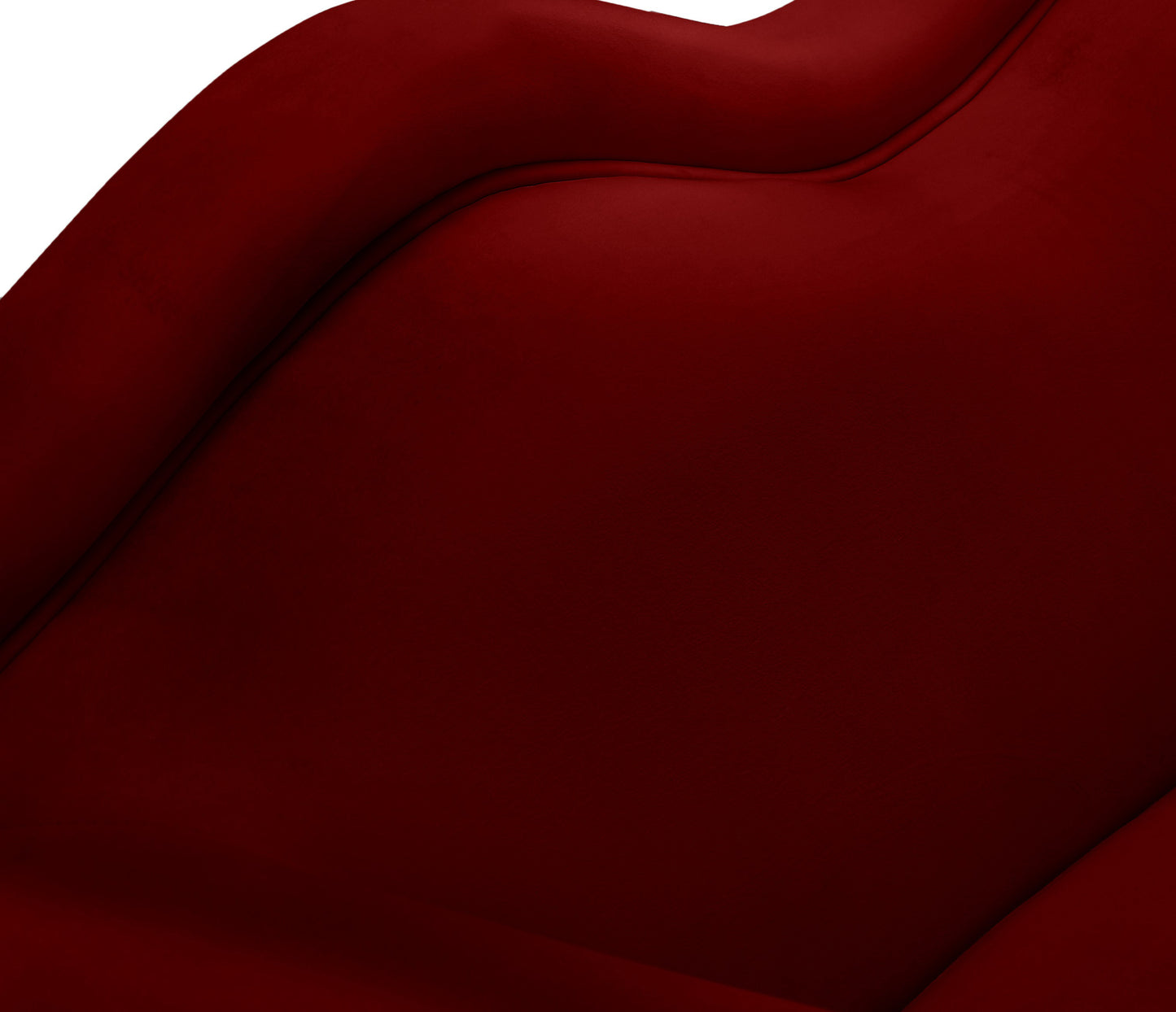 plush red velvet chair c