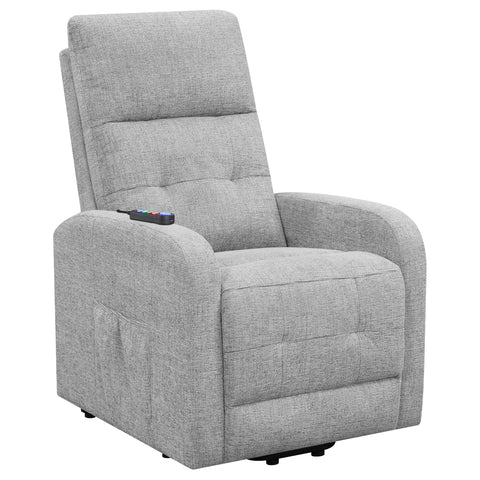 Turner Upholstered Power Lift Massage Chair GreyGrey