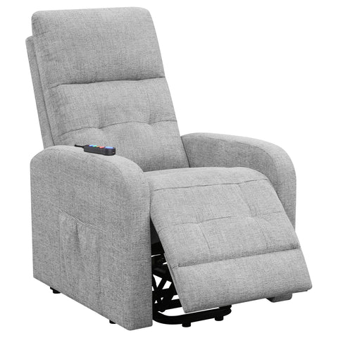 Turner Upholstered Power Lift Massage Chair GreyGrey