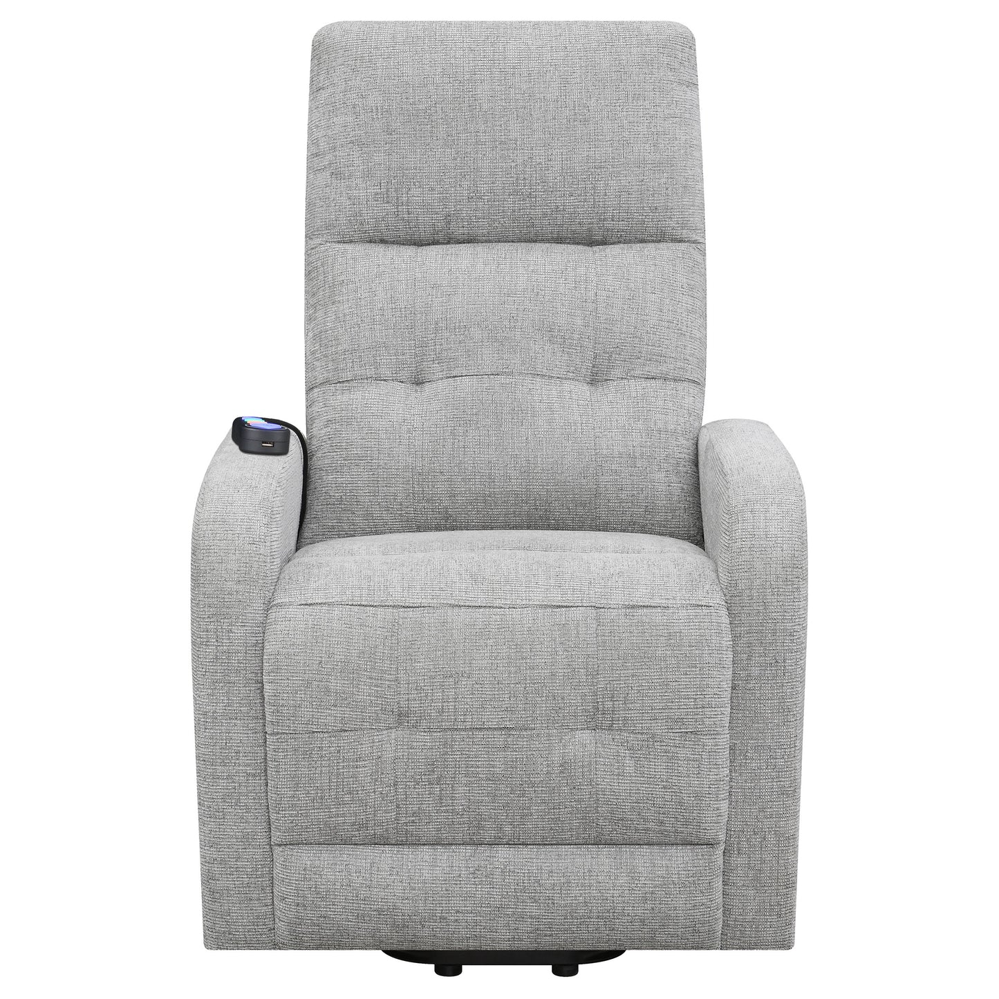 turner upholstered power lift massage chair greygrey