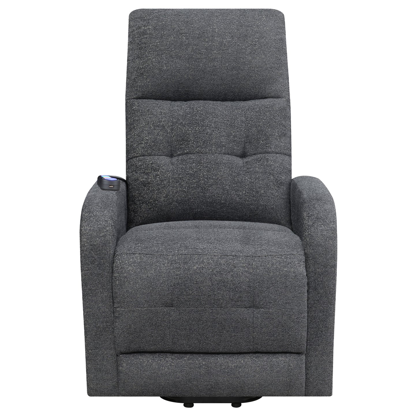 turner upholstered power lift massage chair charcoalcharcoal