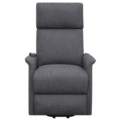 Jonelle Upholstered Power Lift Massage Chair CharcoalCharcoal