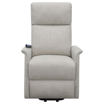 Jonelle Upholstered Power Lift Massage Chair BeigeBeige