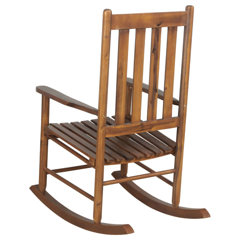 Toni Slat Back Solid Wood Rocking Chair Golden BrownGolden Brown