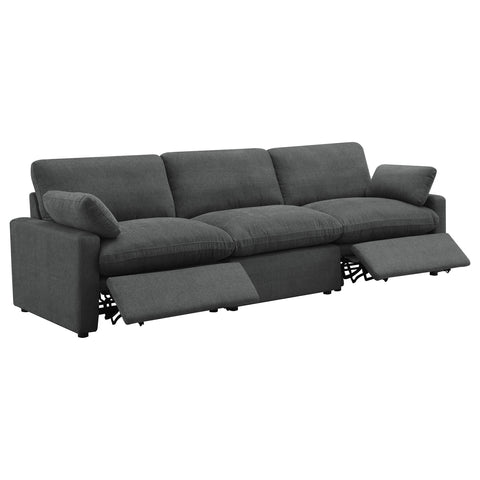 Yvette Modular Power Sofa Dark GreyDark Grey
