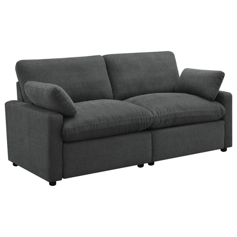 Yvette Modular Power Loveseat Dark GreyDark Grey