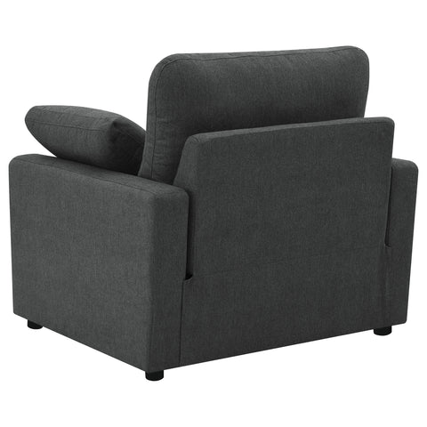 Shoto Upholstered Power Recliner Chair Dark Grey