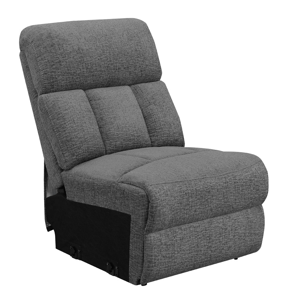 jenner upholstered armless chair charcoal