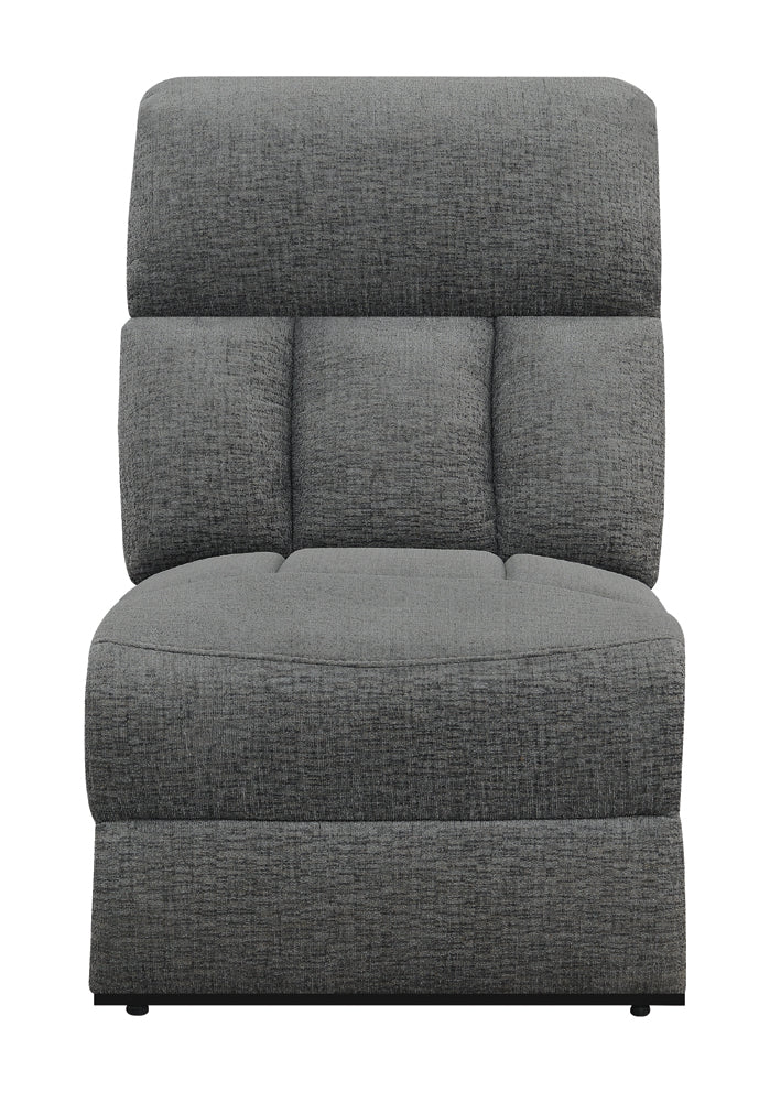 jenner upholstered armless chair charcoal